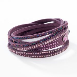 Touchstone by Swarovski Wrap Star Bracelet Plum